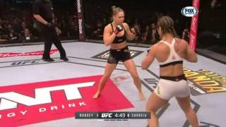 UFC Ronda Rousey manda ko Bethe Correia in 34 secondi [upl. by Nitsua]