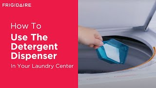 How To Use The Detergent Dispenser In Your Laundry Center [upl. by Tullus]