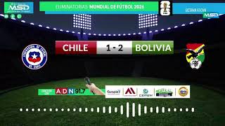 Chile vs Bolivia  Eliminatorias Mundialistas 2026 [upl. by Sirak]