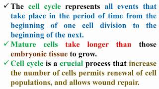 Principle Phases of Cell Cycle [upl. by Bandeen510]