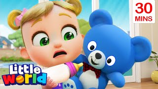 Teddy Bear Song  More  Kids Songs amp Nursery Rhymes by Little World [upl. by Rist]