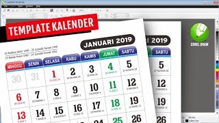 Membuat Kalender 2019 di CorelDraw [upl. by Bea]