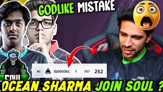 Ocean Sharma join soul❓ Ocean Sharma on soul performance 💔 Ocean Sharma on godlike mistake 😲 [upl. by Phio]