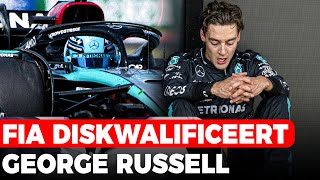 FIA diskwalificeert George Russell na F1race in België  GPFans Race Day [upl. by Evilc]