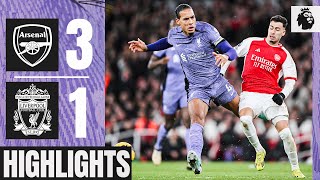 Reds suffer defeat at the Emirates  Arsenal 31 Liverpool  Highlights [upl. by Aryas]