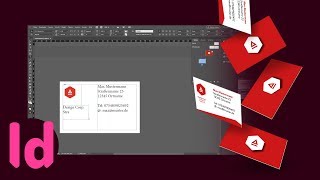 Eigene Visitenkarte erstellen  Make It with InDesign CC Tutorial Episode 6 [upl. by Hoem]