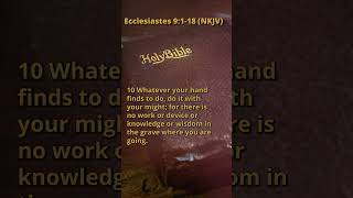 Ecclesiastes 9118 NKJV [upl. by Ahsikram980]