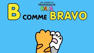 La chanson de lalphabet  Apprendre lalphabet phonétique Français avec Professeur Baba  Comptine [upl. by Oirromed]