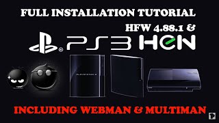 How to install HEN 320 on HFW 4901 including Webman amp Multiman [upl. by Hpeosj532]