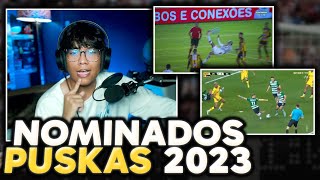 REACCIONANDO A LOS MEJORES GOLES DEL AÑO  NOMINADOS PUSKAS 2023 [upl. by Vaientina488]