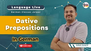 Dative prepositions in German Language  Part 1  Learn German  Grammar in Hindi [upl. by Nolur]