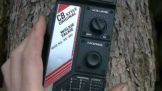 CB Style Walkie Talkie MOD NS 881 Test  eflose 1432 [upl. by Aisorbma]