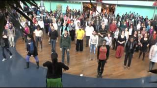 Flash Mob Grandplace  Grenoble Gospel Singers  Elijah rock [upl. by Eyllek763]