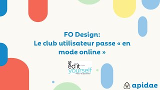 Replay Edit Yourself  Le Club Ed’itYourself Passe en Mode « On Line » [upl. by Nedap5]