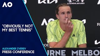 Alexander Zverev Press Conference  Australian Open 2024 First Round [upl. by Naashom]