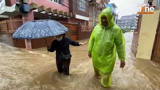 quotKathmandu Flooding  OntheGround Report of Widespread Inundation  Flood  News9 [upl. by Deloris424]