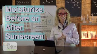 Dermatologist Skin Care  Sunscreen and Moisturizer to Fight Aging 2019 [upl. by Dadivitan]