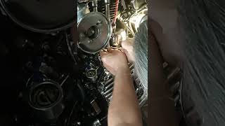 Push Rod Adjustment on 68 Shovel Head HD [upl. by Aleehs947]