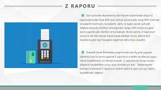 Datasoft Z Raporu eDefter Fiş Girişi İşlemleri [upl. by Asital]