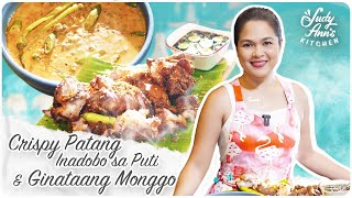 Crispy Patang Inadobo sa Puti and Ginataang Monggo  Judy Anns Kitchen [upl. by Ahcorb]