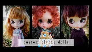 NEW CUSTOM BLYTHE DOLLS [upl. by Drageruaeb]