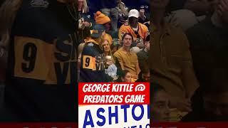 George Kittle having a BLAST at the Predators game [upl. by Leventhal]