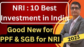 ✅ 10 Best Investment for NRI in India 2024  Good news for PPF SGB and Post Office Scheme [upl. by Nylidnam]