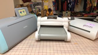 Comparison of Brother ScannCut Sizzix Big Shot amp Gemini Machines [upl. by Polky]