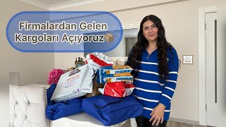 Firmalardan Gelen Kargoları Açıyorum📦🥰 birgünüm vlog reklam tanıtım isbirligi tavsiye kargo [upl. by Aufa]