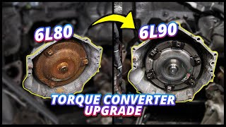 6L90 Torque Converter Install in an 6L80 Transmission  Silverado Sierra Tahoe Suburban Yukon [upl. by Einuj608]