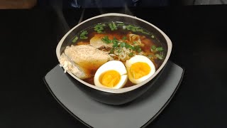 SOPA RAMEN DE POLLO FACIL Y DELICIOSA RECETA [upl. by Mansfield]