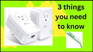 3 things you need to know about the TPLink AV1000 Powerline Ethernet Adapter [upl. by Eitsirc306]