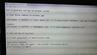 Generate ssh key in windows [upl. by Neiviv]