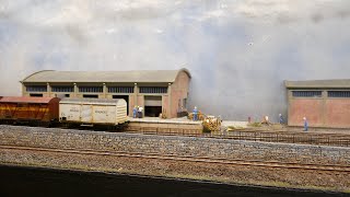 Den Overslag small 187 H0scale layout at the MSKK 33d train weekend of Ostend [upl. by Celinda]