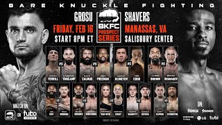 Free Full Event BKFC Fight Night Prospects Manassas [upl. by Atila]