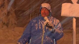 24112016 Starke Schneefälle in Sestriere Italien Teil 1 [upl. by Norel]