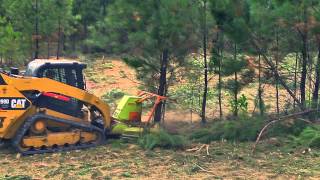 Georgia Brush Mowing Mulches Trees Fast [upl. by Ruddy]