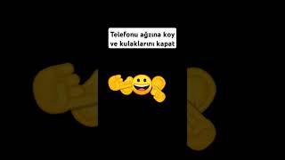 trend kulaklarını tıka ve telefonu ağzına koy keşfet trend keşfetbeniöneçıkar [upl. by Liz]