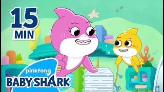 BEST Mommy Works from Home and More Episodes  Compilation  Baby Sharks Big Show [upl. by Coppola]