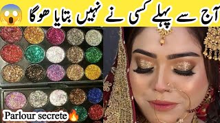 How tu apply glitter eyeshadow  Glitter eyeshadow tips and tricks  Glitter eyshadow tutorial [upl. by Anos225]