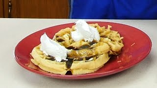 How To Make Belgian Waffles Using a Waring Pro Waffle Maker [upl. by Calli]