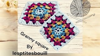 comment faire un granny au crochet facile et rapide [upl. by Melville249]