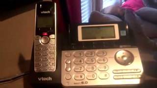 vtech DS6151 DECT 60 Digital 2Line Expandable Cordless Pho [upl. by Netti]