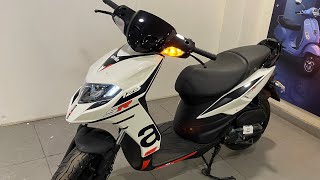 Aprilia SR 125 New Model 2024 Review E20 OBD2 full details pricefeatures on road price [upl. by Elgna932]