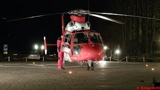 HD Intensivtransporthubschrauber Christoph 92 startet am Klinikum Stralsund [upl. by Diba]