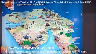 Gujarat Tourism Stall in Vacation 2017 at GMDC Ground Ahmedabad [upl. by Hairabez]