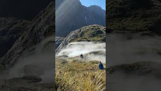 McKinnon Pass Milford Track New Zealand fiordlandnationalpark milford hiking travel nature [upl. by Ondine105]