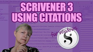 Scrivener 3 for Windows Creating a Bibliography [upl. by Asiret780]