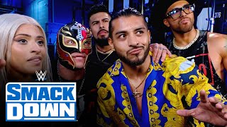 The LWO celebrates Zelina Vega’s Money in the Bank qualifier win SmackDown Highlights June 2 2023 [upl. by Ian]