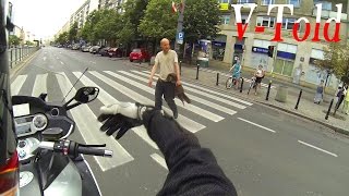 Idiot vs BMW K 1600 GTL [upl. by Izabel892]